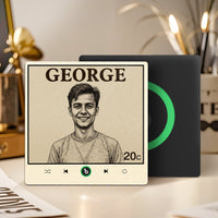 FridgeBeats Unframed - Nostalgia Postage Stamp Portrait Music Magnet