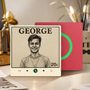 FridgeBeats Unframed - Nostalgia Postage Stamp Portrait Music Magnet