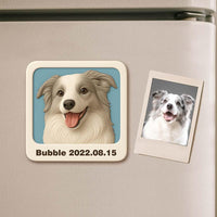 Custom 3D Printed Fridge Magnet from Photo – Personalized Cartoon Character Magnet