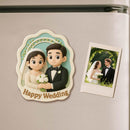 Custom 3D Printed Fridge Magnet from Photo – Personalized Cartoon Character Magnet