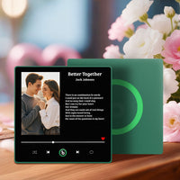 FridgeBeats Çerçeveli Müzikli Magnet – Kişiye Özel Şarkı ve Sözlerle Buzdolabı Hediye Magneti