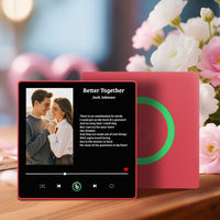 FridgeBeats Çerçeveli Müzikli Magnet – Kişiye Özel Şarkı ve Sözlerle Buzdolabı Hediye Magneti