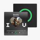 FridgeBeats Seni Seviyorum Kalpli Tasarım - Kişiye Özel Müzikli Magnet