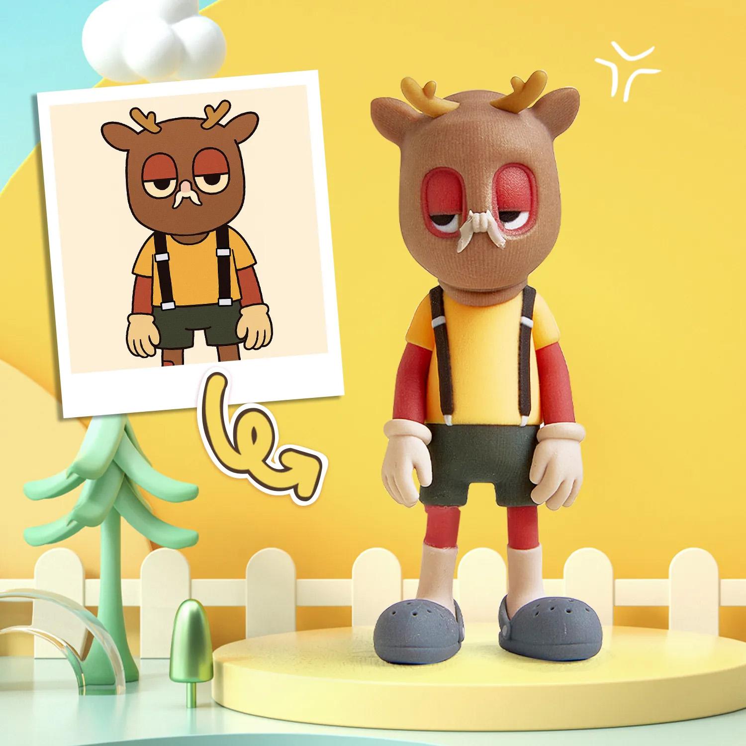 3D Mini Figür – Fotoğrafınızdan Tasarlanan Kişiye Özel Sürpriz Figür