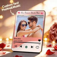 Personalized Valentine's Day Special Design Music Plaque