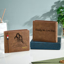 Personalized Photo & Text Men's Wallet – Elegant, Meaningful Gift