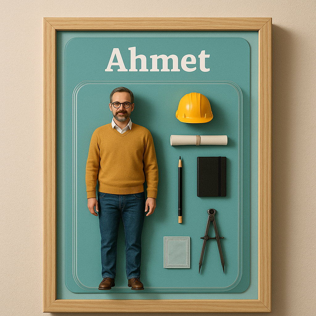 Custom Action Figure Decorative Wall Art – Mini Collector's Box Design