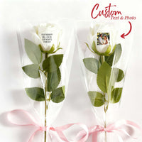 Custom Photo &amp; Text Rose (Multiple Colors Available) – Personalized Valentine's &amp; Mother's Day Gift