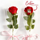 Custom Photo &amp; Text Rose (Multiple Colors Available) – Personalized Valentine's &amp; Mother's Day Gift