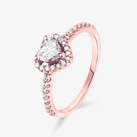 Eternal Heart Promise Ring – Symbol of Endless Love 925 Sterling Silver | Valentine's Day Gift