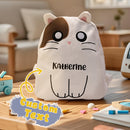 Personalized Embroidered Name Plush Animal Kids Backpack