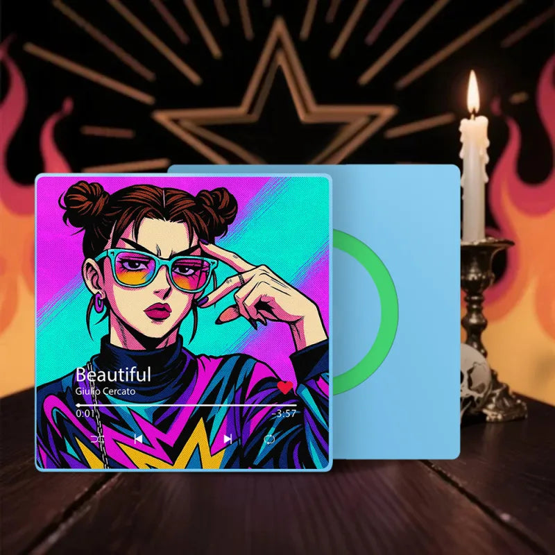 Kişiye Özel Anime Tarzı Müzikli Magnet – Aşkınızı Müziğe Dönüştürün!