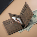 Personalized Photo & Text Men's Wallet – Elegant, Meaningful Gift
