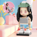 Duddu Brick Figure | Romantic LEGO-Style Mini Character | Valentine's Day & Keepsake Gift