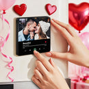 FridgeBeats Framed Musical Magnet – Personalized Refrigerator Gift Magnet with Photo