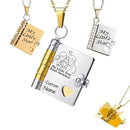 Personalized My Little Star Mini Book Necklace | Emotional Letter to Your Daughter | Loving Gift