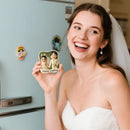 Custom 3D Printed Fridge Magnet from Photo – Personalized Cartoon Character Magnet
