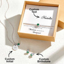 Personalized Jewelry Set – Necklace, Earrings and Bracelet