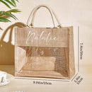 Custom Monogram Tote Bag – Bridesmaid Proposal & Wedding Day Gift