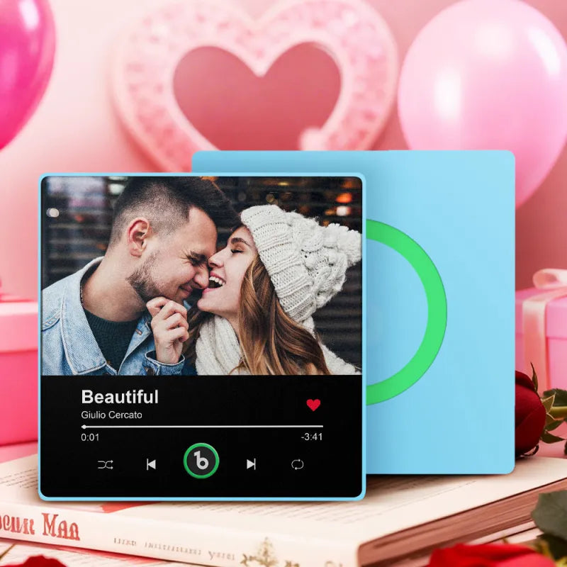 FridgeBeats Framed Musical Magnet – Personalized Refrigerator Gift Magnet with Photo