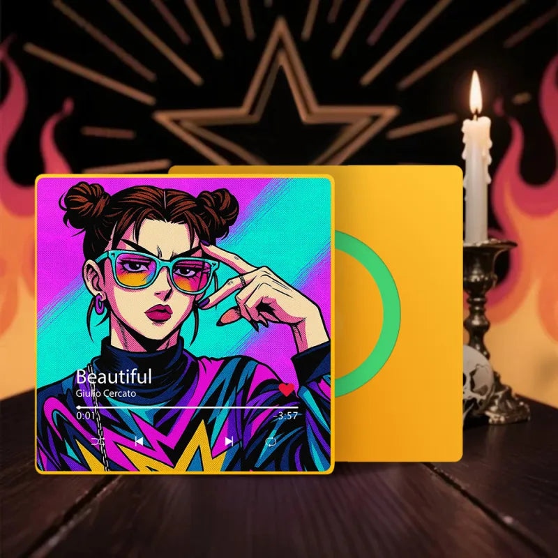 Kişiye Özel Anime Tarzı Müzikli Magnet – Aşkınızı Müziğe Dönüştürün!