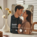 Personalized Music Playing Photo Frame | Plays Music Without a Phone Connection | Wooden Design Gift