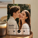 Personalized Music Playing Photo Frame | Plays Music Without a Phone Connection | Wooden Design Gift