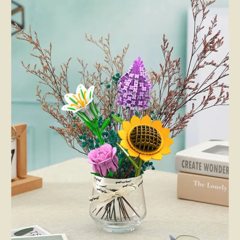 3D Wooden Flower Puzzle – Handmade Mother's Day Gift!