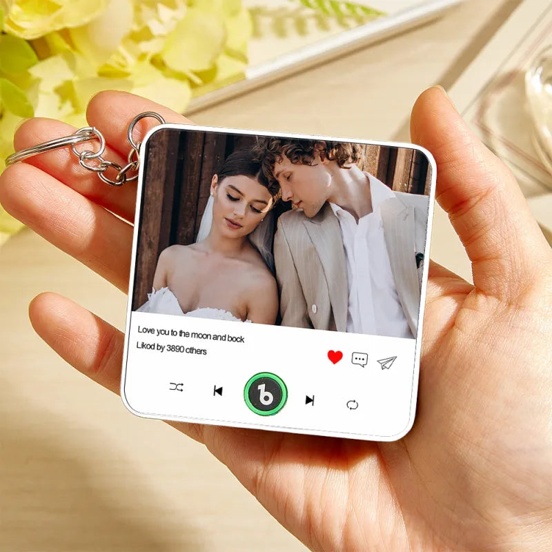 FridgeBeats Instagram Post Temalı | USB ile Şarkı Değiştirilebilir Mini Müzik Kutusu