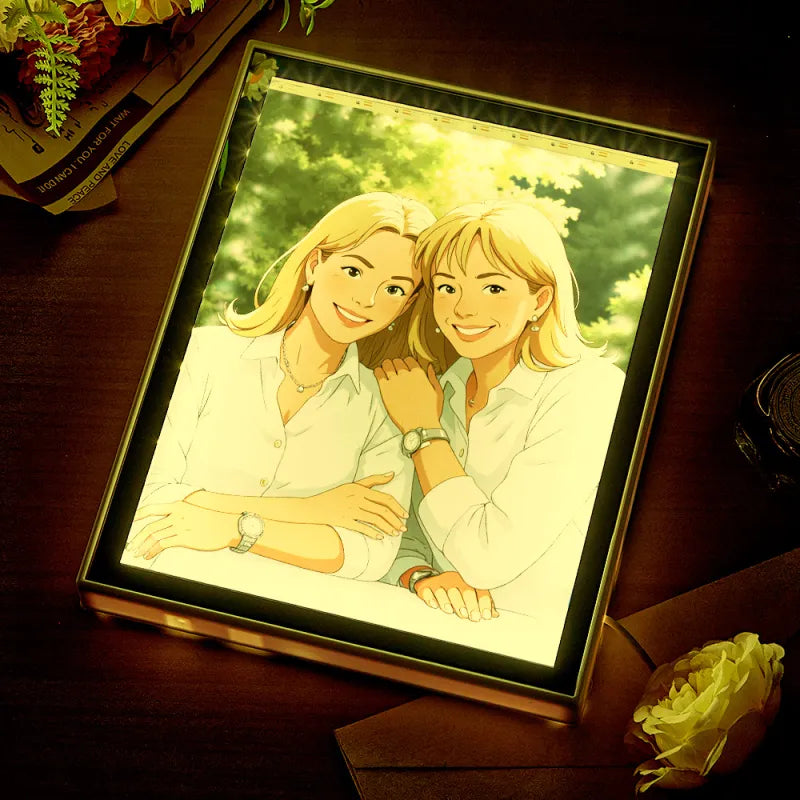 Kişiye Özel Gibli Tarzı Aynalı Gece Lambası