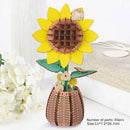 Sunflower 3D Wooden Puzzle – Handmade Everlasting Flower Gift