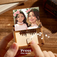 Personalized Anime-Style Music Box – Created with your photo and your chosen song. 