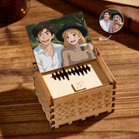 Personalized Anime-Style Music Box – Created with your photo and your chosen song. 