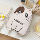 Personalized Embroidered Name Plush Animal Kids Backpack