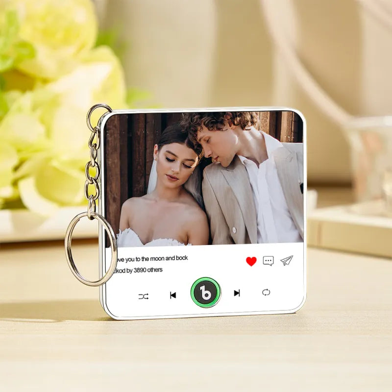 FridgeBeats Instagram Post Temalı | USB ile Şarkı Değiştirilebilir Mini Müzik Kutusu