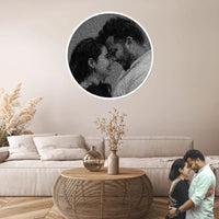 Kişiye Özel Fotoğraf İplik Sanatı Seti – DIY Portre Duvar Sanatı | Eşsiz El Yapımı Hediye