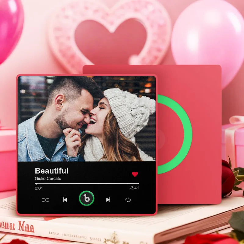 FridgeBeats Framed Musical Magnet – Personalized Refrigerator Gift Magnet with Photo