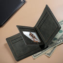 Personalized Photo & Text Men's Wallet – Elegant, Meaningful Gift