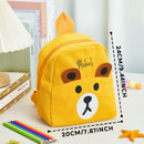 Custom Name-Embroidered Mini Teddy Bear Backpack