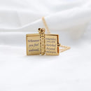 Personalized My Little Star Mini Book Necklace | Emotional Letter to Your Daughter | Loving Gift