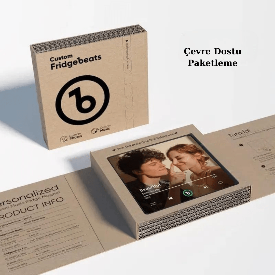 FridgeBeats Aşk - Kişiye Özel Müzikli Magnet - OnlineBazaar