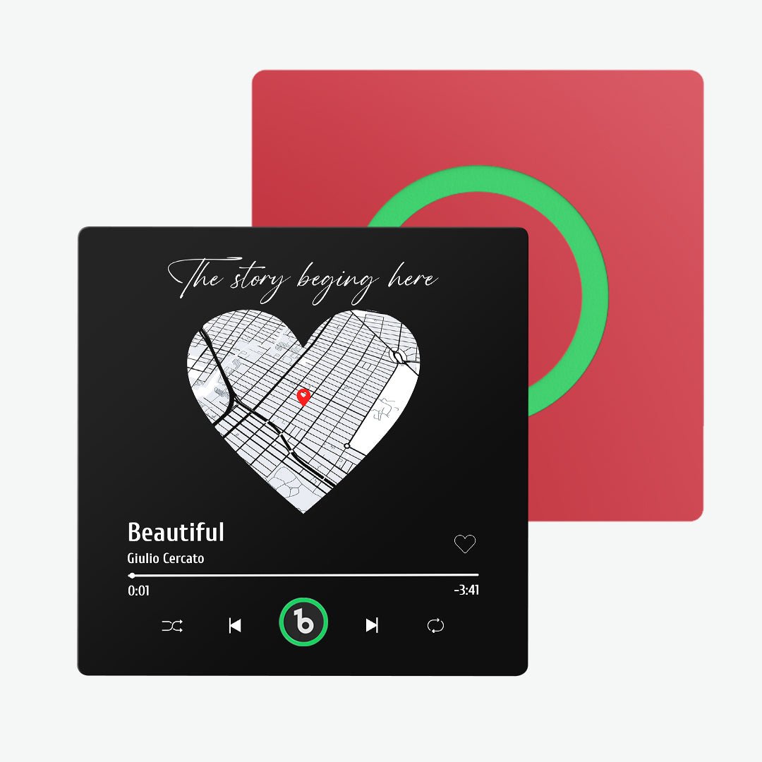 FridgeBeats Çerçevesiz - Kişiye Özel Müzikli Magnet - OnlineBazaar