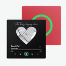 FridgeBeats Çerçevesiz - Kişiye Özel Müzikli Magnet - OnlineBazaar