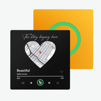 FridgeBeats Çerçevesiz - Kişiye Özel Müzikli Magnet - OnlineBazaar