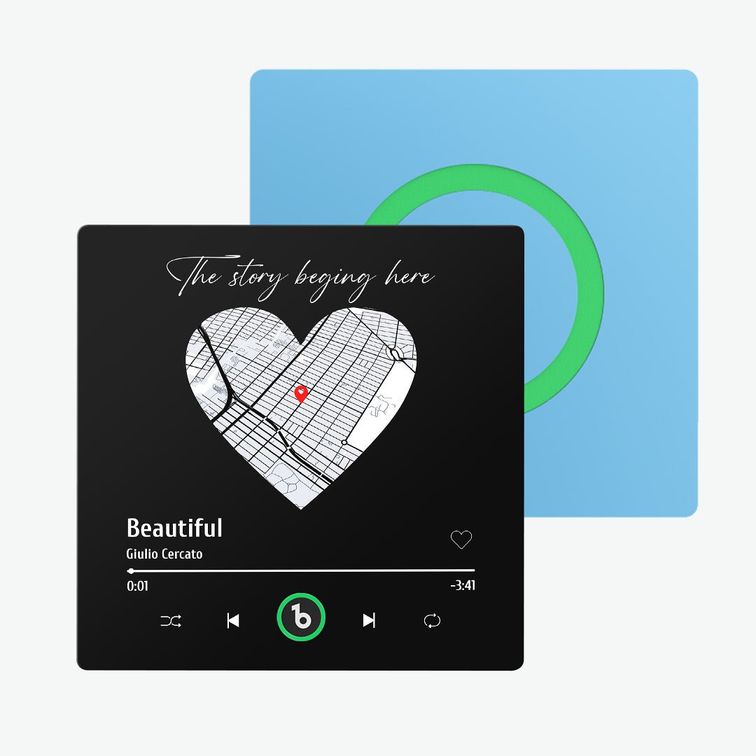 FridgeBeats Çerçevesiz - Kişiye Özel Müzikli Magnet - OnlineBazaar