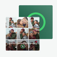 FridgeBeats Çerçevesiz - Kişiye Özel Müzikli Magnet - OnlineBazaar