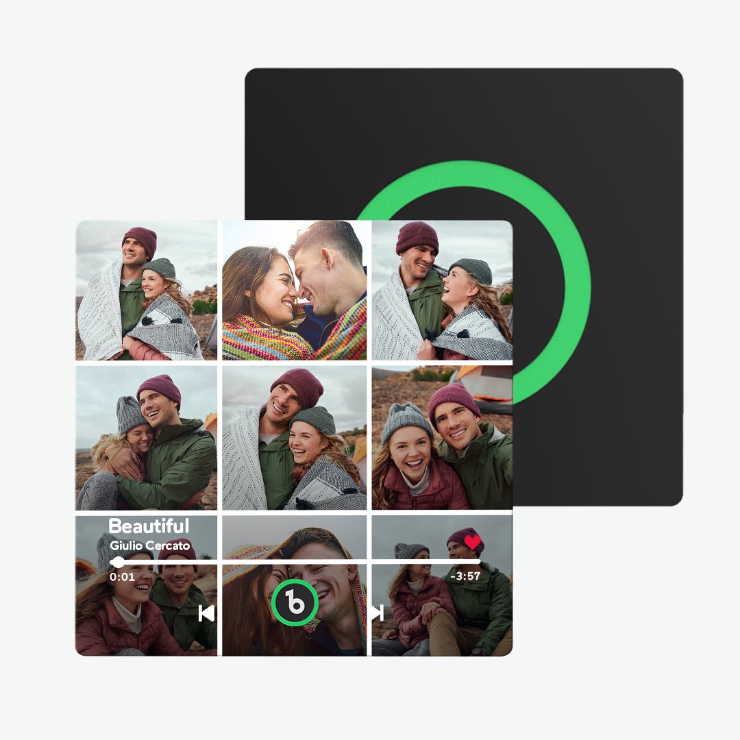 FridgeBeats Çerçevesiz - Kişiye Özel Müzikli Magnet - OnlineBazaar