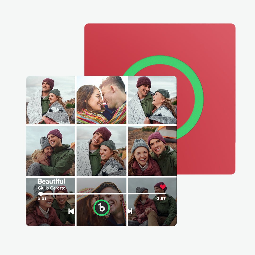 FridgeBeats Çerçevesiz - Kişiye Özel Müzikli Magnet - OnlineBazaar