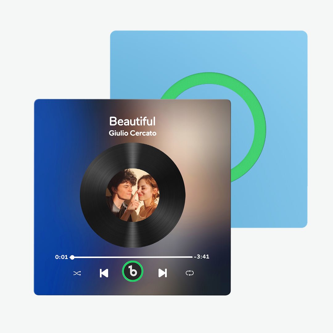 FridgeBeats Çerçevesiz - Kişiye Özel Müzikli Magnet - OnlineBazaar