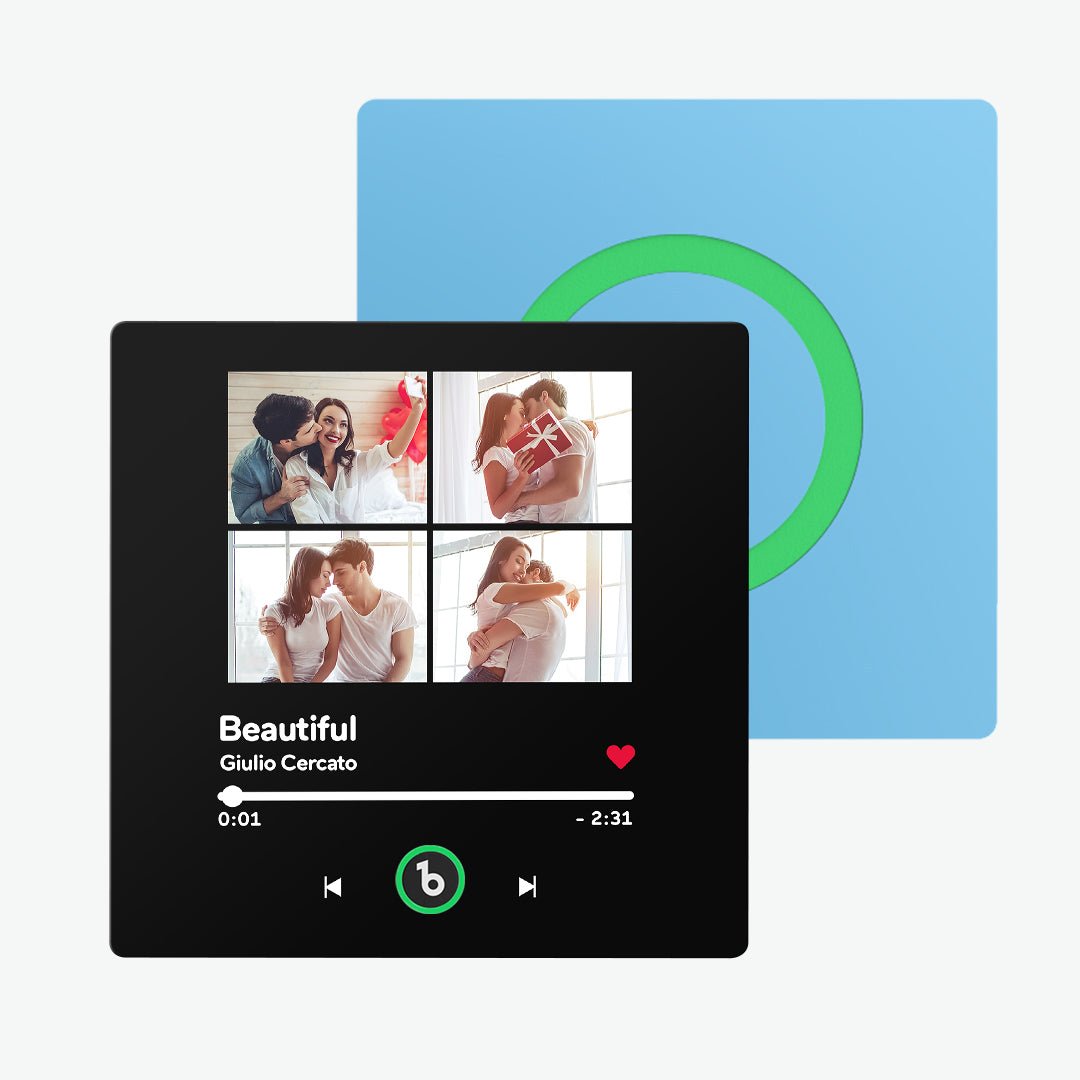 FridgeBeats Çerçevesiz - Kişiye Özel Müzikli Magnet - OnlineBazaar